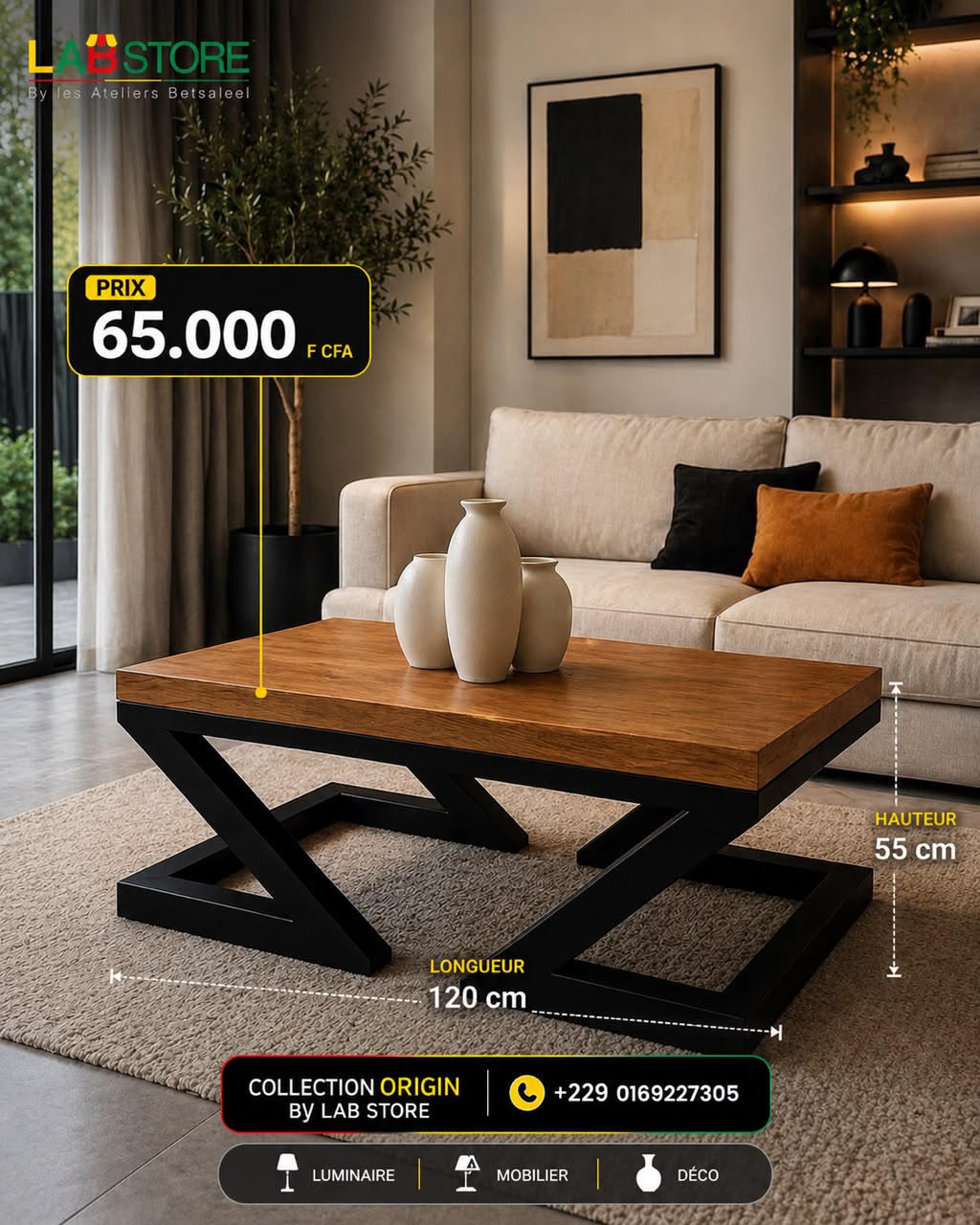 Table basse « Archi-Line »