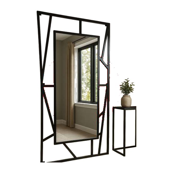 Miroir mural métal noir — LAB STORE